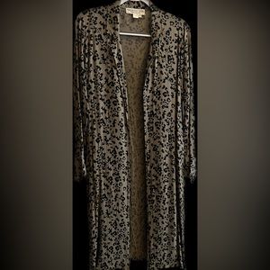Saltwater LUXE Leopard Print Duster Jacket
